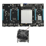 Placa Base Minera Eth79-x5 Btc Con Cpu E5 2620+ventilador De