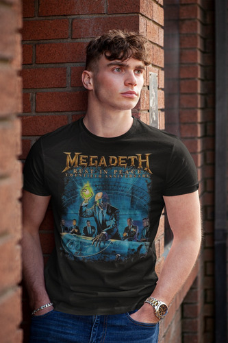 Camiseta Rock Metal Megadeth N30