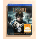 El Hobbit Batalla De Cinco Ejércitos Blu-ray 3d 2d Original