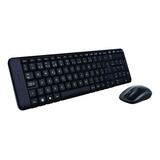 Kit Teclado Y Mouse Inalambrico Logitech Mk220 Usb + Pilas