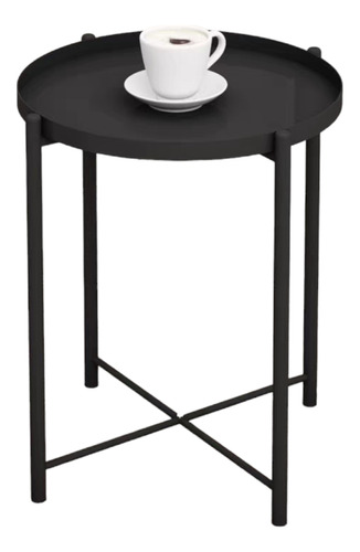 Mesa Lateral Auxiliary Metal Negro C