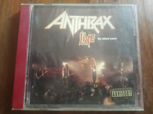 Anthrax - Live The Island Years - Importado Usa