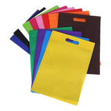 Pack X10 Bolsas Tnt De Genero 31 X 25  Variedad Colores