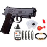 Pistola Deportiva Crosman Kit Tanques Co2 Targets Municiones