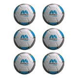 Pelota Munich Rixter Futsal Termosellada Medio Pique X6 Color Celeste