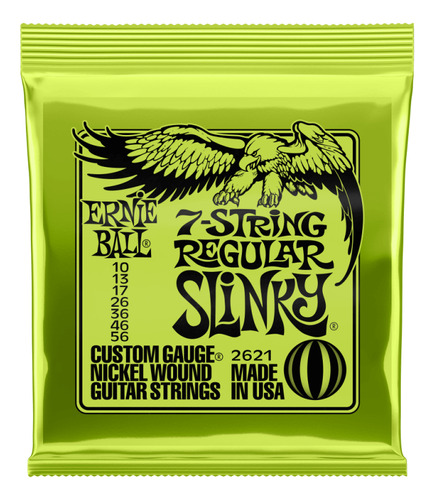 Cuerdas Ernie Ball 2621 7 String Regular Slinky 10-56