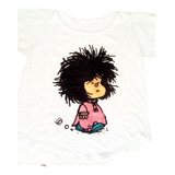 Aurojul-remera  C/ Dibujo Mafalda En Delantera-nva-t.14