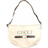 Bolsa Gucci Blanca Con Logotipo Original