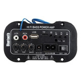 2x5 Pulgadas Amplificador Bajo Potencia Amp Usb Tf