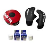 Kit De Boxeo,kick Boxing,mma: Gobernadora,guantines, Vendas