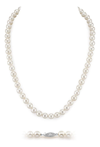 The Pearl Source - Collar De Perlas Cultivadas En Agua Dulc.
