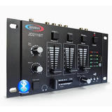 Consola Mixer  Dj Stereo 3 Canales 4 Entradas, Usb+bluetooth