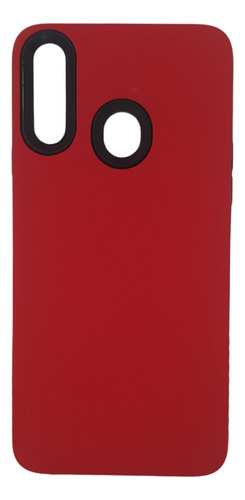 Estuche Rígido Antigolpes Para Samsung Galaxy A20s Rojo