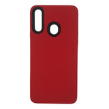 Estuche Rígido Antigolpes Para Samsung Galaxy A20s Rojo