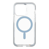 Case Gear4 Santa Cruz Snap iPhone 13 Pro Max - Clear Blue Color Traslúcido Liso