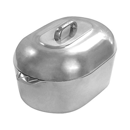 Cajun Cookware Bandeja Tostadora De Aluminio Con Tapa - Olla