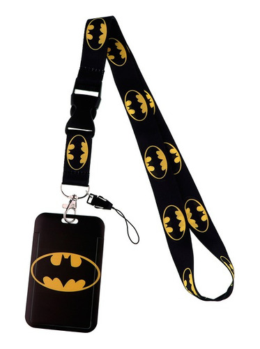 Porta Carnet Y Lanyard Batman Dc Comics Porta Documento