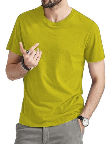 Remera Lisa 100% Algodón Peinado Premium-excelente Calidad