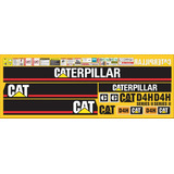 Calcomanías Caterpillar D4h Series 2 Preventivos Originales