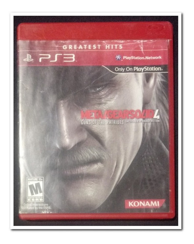 Metal Gear Solid 4, Juego Ps3 Varios Idiomas