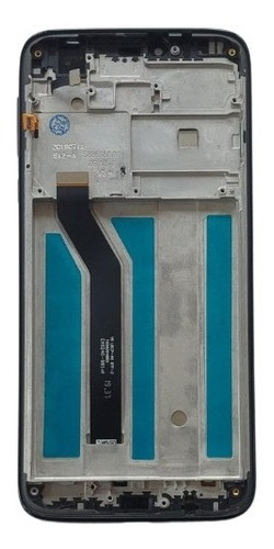 Tela Frontal Compatível Moto G7 Power Xt1955 C/aro + Cola