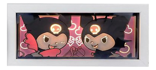 Caja De Luces Led Nocturnas Hello Kitty Rgb