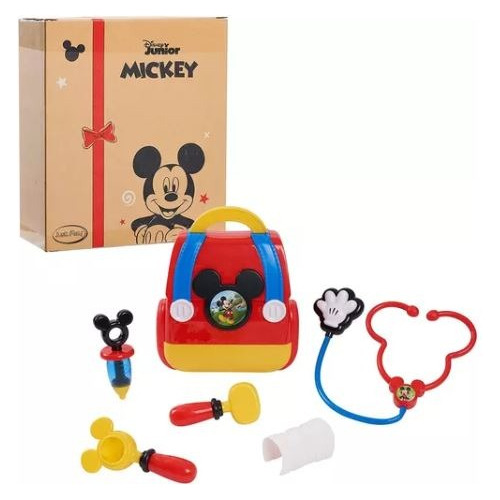 Juego Maletín De Doctor Mickey Mouse Juguete Niño Luz Sonido