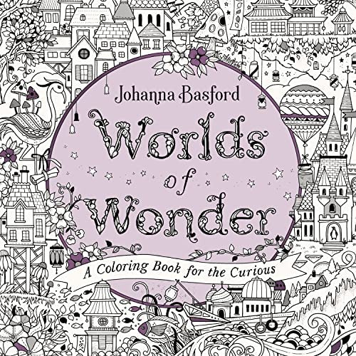 Worlds Of Wonder : A Coloring Book For The Curious, De Johanna Basford. Editorial Penguin Books, Tapa Blanda En Inglés