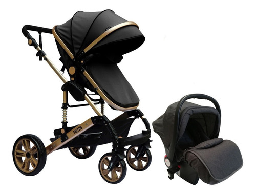 Coche Bebe Frezzio Travel System 4 En 1 Priori Color Negro Color Del Chasis Negro