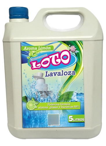 Jabon Liquido Lavaloza 5 Litro - L a $5700
