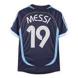 Camiseta Argentina 2006 Retro Azul #19 Messi