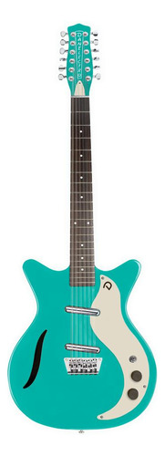 Guitarra Eléctrica Danelectro Vtg 12 Cuerdas - Dark Aqua