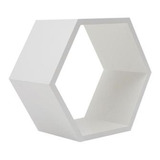 Nicho Colmeia Hexagonal 3 Peças Mdf 15mm