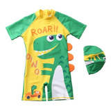 Trajes De Baño Niño Dinosaurio De Completo Protección Solar