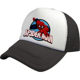 Gorro Gorra Jockey De Malla Spiderman Nombre