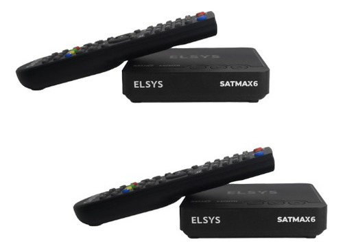 Kit 2 Receptores Satmax 6 100% Digital Via Satelite - Elsys