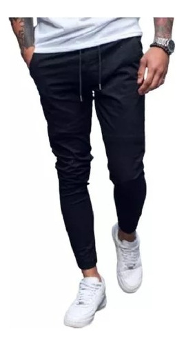 Pantalon Jogger Cargo Elastizado Hombre Bolsillos Rfs