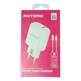 Cargador Motomo Pd010 20 W Cable Para iPhone iPad