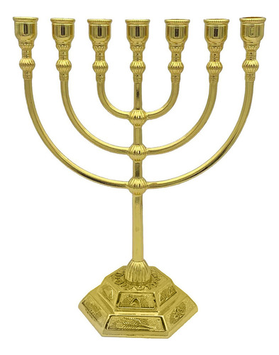 Candelabro, Rama Judía De Holiday, 7 Tribus, Vela, Menorah