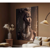 Cuadros Modernos Decorativos 0,60 X 0,40 Reina Africana