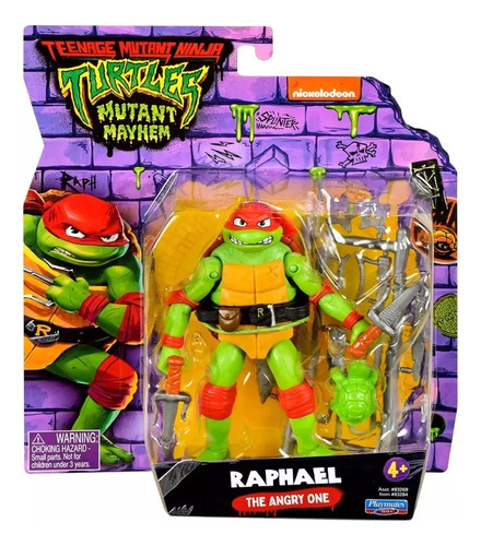 Tartaruga Ninja Raphael Caos Mutante Mutant Mayhem 