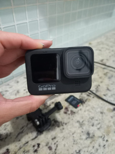 Câmera Gopro Hero9 5k Black + Cartão De Memória 32g