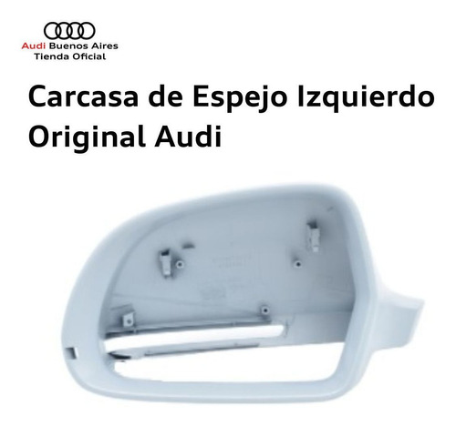 Cacha Carcasa De Espejo Izquierdo Audi 8t0-857-527-d-gru Foto 3