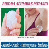 Piedra Alumbre Natural Uso Cosmético 1 Kilo Desodorante