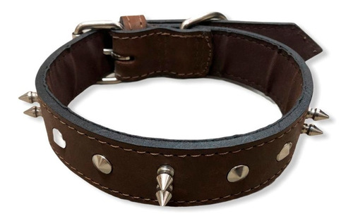 Collar Mastin No. 2 C/puntas Cuero