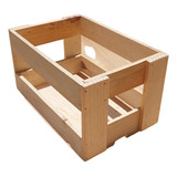 Cajón De Madera Pequeño Verduras Y Botellas 24 X 15 X 13,5