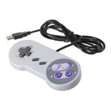 Controle Usb Super Nintendo Snes Joystick Pc Mac Windows