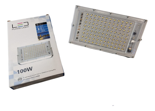 Reflector Led 100w Exterior Electricidad Iluminacion Lite