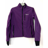 Chaqueta Tipo Soft Shell Talla 16 Años Morado Usado