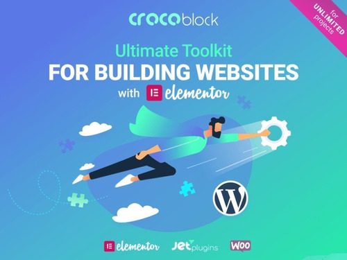 Wordpress Crocoblock Licencia 1 Año Jet Plugins 10 Webs